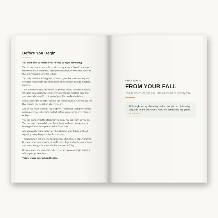 Self Rebuilding: A Book to Rebuild Your Life
